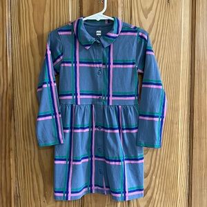 Tea Collection 3T Collared Long Sleeve Shirtdress